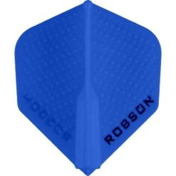 Robson Plus Dart Flights - For All Shafts - Std No2 - Dimpled -Dart Shop Robson Dart Flights Dimpled Blue FL1316 1