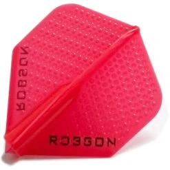 Robson Plus Dart Flights - For All Shafts - Std No2 - Dimpled -Dart Shop Robson Dart Flights Dimpled Red FL1317 4