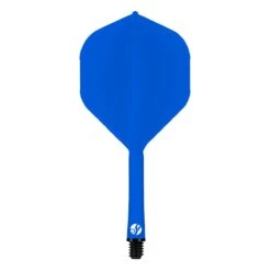 Shot Flight Deck - One Piece Dart Flight And Shaft System - Blue -Dart Shop SF5444 Flight Deck 1 Up Blue