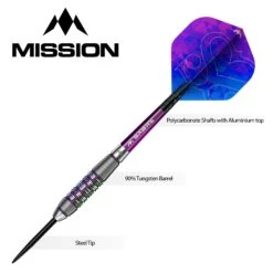 Mission Suzanne Smith Darts - Steel Tip - Coral PVD -Dart Shop SUZANNESMITH TUNGSTENDART4