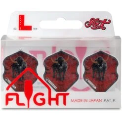 *Shot - EZ L-Flights - Integrated Champagne Ring - L1EZ - Americana Longhorn 5 *Shot - EZ L-Flights - Integrated Champagne Ring - L1EZ - Americana Longhorn -Dart Shop Shot L Style EZ L1 Americana Longhorn Dart Flight SF5417 Box