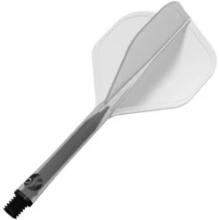 Shot Flight Deck - One Piece Dart Flight And Shaft System - Clear -Dart Shop Shot Flight Deck Dart Flights Clear 1