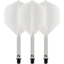 Shot Flight Deck - One Piece Dart Flight And Shaft System - Clear -Dart Shop Shot Flight Deck Dart Flights Clear 4