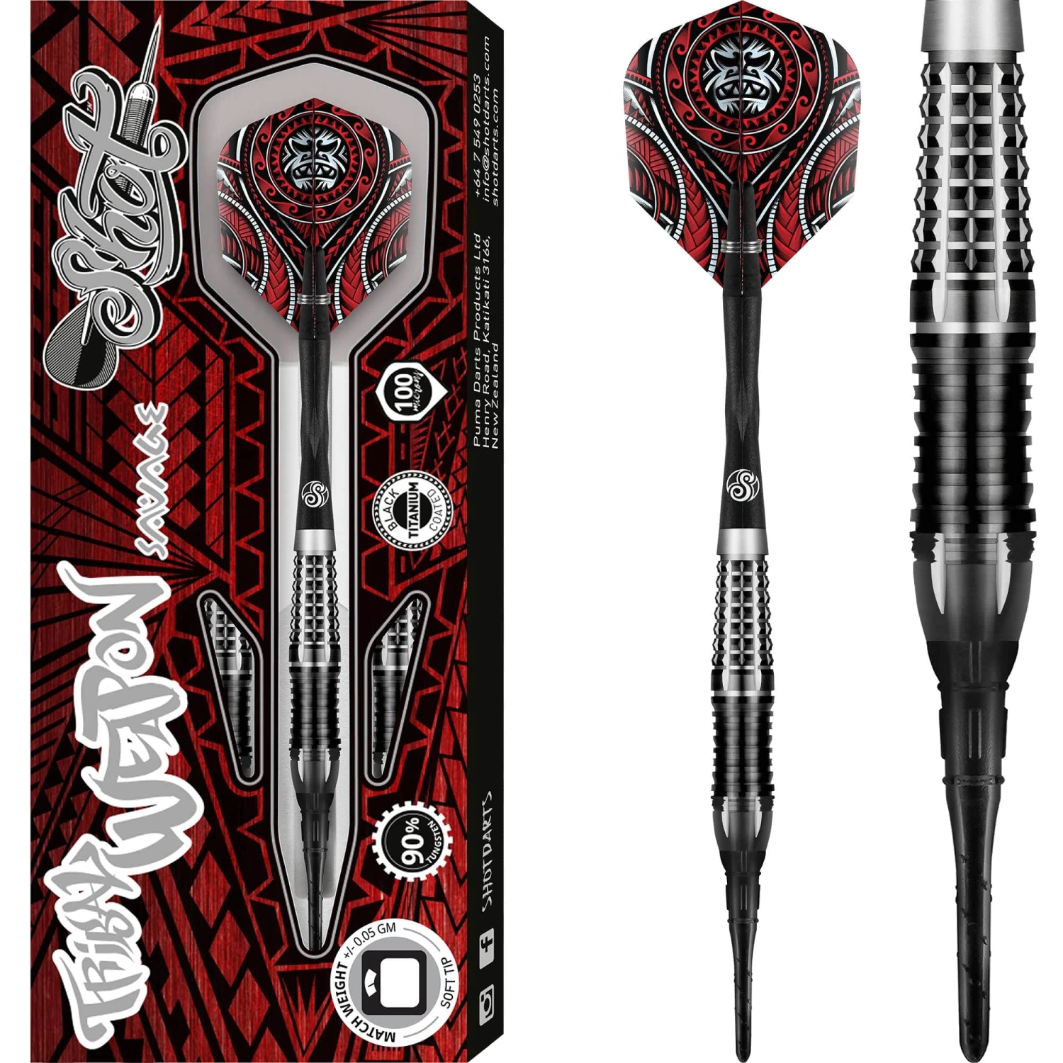 Shot Tribal Weapon Darts - Soft Tip Tungsten - Savage 1 Shot Tribal Weapon Darts - Soft Tip Tungsten - Savage