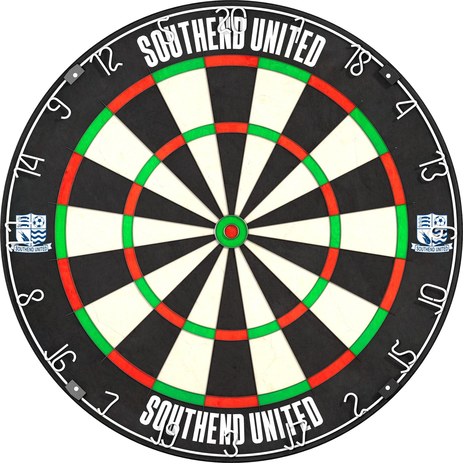 Southend United FC - Official Licensed - Professional Dartboard - Crest And Wordmark 1 Southend United FC - Official Licensed - Professional Dartboard - Crest And Wordmark