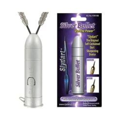 Shot Professional Slydart Motorised Dart Point Sharpener - Silver Bullet