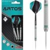 BULL'S Artos AR1 Darts - Steel Tip - 80% Tungsten - Mint Green