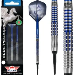Bulls Blue Pegasus Darts - Soft Tip - 95% - Style A - 18g