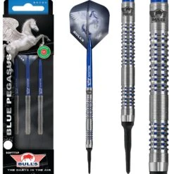 Bulls Blue Pegasus Darts - Soft Tip - 95% - Style B - 20g