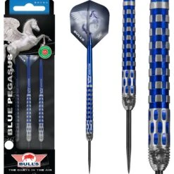 Bulls Blue Pegasus Darts - Steel Tip - 95% - Style C