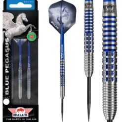Bulls Blue Pegasus Darts - Steel Tip - 95% - Style A