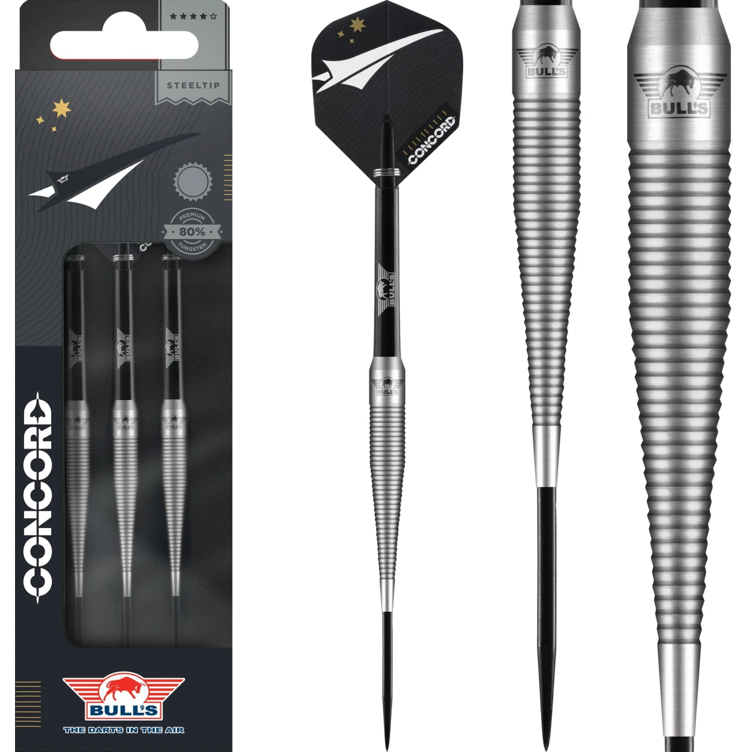Bulls Concord Darts - Steel Tip - 80%