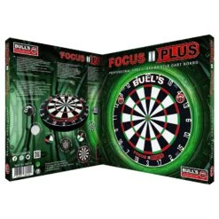 BULL'S Focus II Plus Dartboard - Professional -Dart Shop bulls dartboard focus 2plus 5