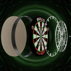 BULL'S Focus II Plus Dartboard - Professional -Dart Shop bulls dartboard focus 2plus 4