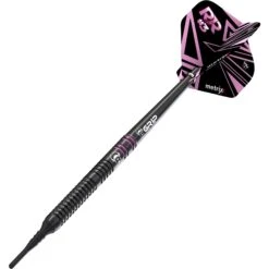 BULL'S Rusty-Jake Rodriguez - Soft Tip - 90% Tungsten - Black Titanium -Dart Shop bulls darts soft rusty john rodriguez d4999 14750 2