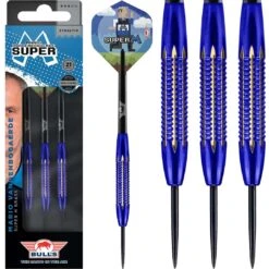 Bulls Mario Vandenbogaerde Darts - Steel Tip - SC Brass - Blue - 21g