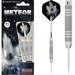 BULL'S Meteor Darts - Steel Tip - 80% Tungsten - MT3 - Knurled