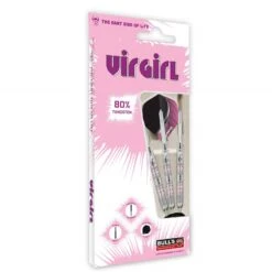 BULL'S Virgirl VR1 Darts - Steel Tip - 80% Tungsten - Dot Grip -Dart Shop bulls virgirl steel tip darts 13421 main 3