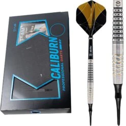 Caliburn Player Darts - Soft Tip - 90% - Silver & Gold - Han