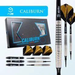 Caliburn Player Darts - Soft Tip - 90% - Silver & Gold - Han -Dart Shop caliburn han darts soft tip d6920 6