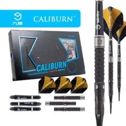Caliburn Player Darts - Soft Tip - 95% - Black Titanium - Orca -Dart Shop caliburn orca darts soft tip d6926 6