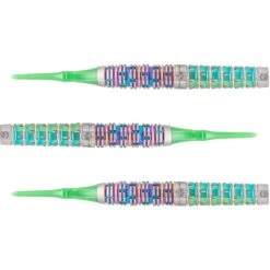 Caliburn Player Darts - Soft Tip - 95% - Rainbow Coating - Raine -Dart Shop caliburn raine darts soft tip d6905 5