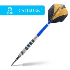 Caliburn Ringerike Darts - Soft Tip - 90% - Black & Blue -Dart Shop caliburn ringerike blue darts soft tip d7027 2