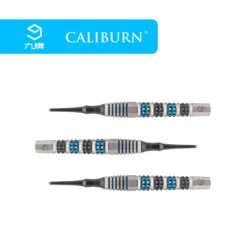 Caliburn Ringerike Darts - Soft Tip - 90% - Black & Blue -Dart Shop caliburn ringerike blue darts soft tip d7027 4