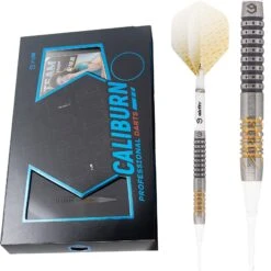 Caliburn Player Darts - Soft Tip - 95% - Black & Gold - Sandy II