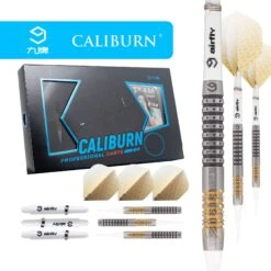 Caliburn Player Darts - Soft Tip - 95% - Black & Gold - Sandy II -Dart Shop caliburn sandy II darts soft tip d6908 6