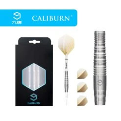 Caliburn Wolf Pack Darts - Soft Tip - 90% - W3 - Natural -Dart Shop caliburn wolfpack 3 darts soft tip d6936 6