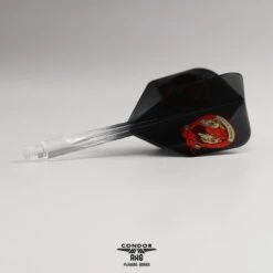 *Condor AXE Dart Flights - Get Luck - Horseshoe - Gradient - Small - Clear Black -Dart Shop condor axe get luck gradient cn472 4