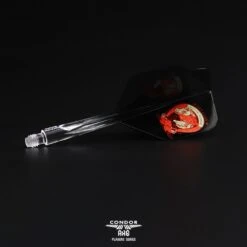 *Condor AXE Dart Flights - Get Luck - Horseshoe - Gradient - Small - Clear Black -Dart Shop condor axe get luck gradient cn472 5