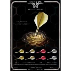 Condor AXE Metallic Dart Flights - Standard - Red -Dart Shop condor metallic banner b7c413a7 9e54 4d6e 8108 c7bfc64b45ac