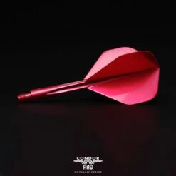 Condor AXE Metallic Dart Flights - Standard - Red -Dart Shop condor metallic standard red 1c