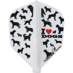 *Cosmo Fit Flight - Shape - Mix - I Love Dogs -Dart Shop cosmo i love dogs ff shape A white