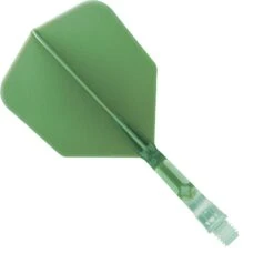 Cuesoul Rost T19 Integrated Dart Shaft And Flights - Big Wing - Clear With Green Flight 13 Cuesoul Rost T19 Integrated Dart Shaft And Flights - Big Wing - Clear With Green Flight -Dart Shop cuesoul rost t19 clear green short 1