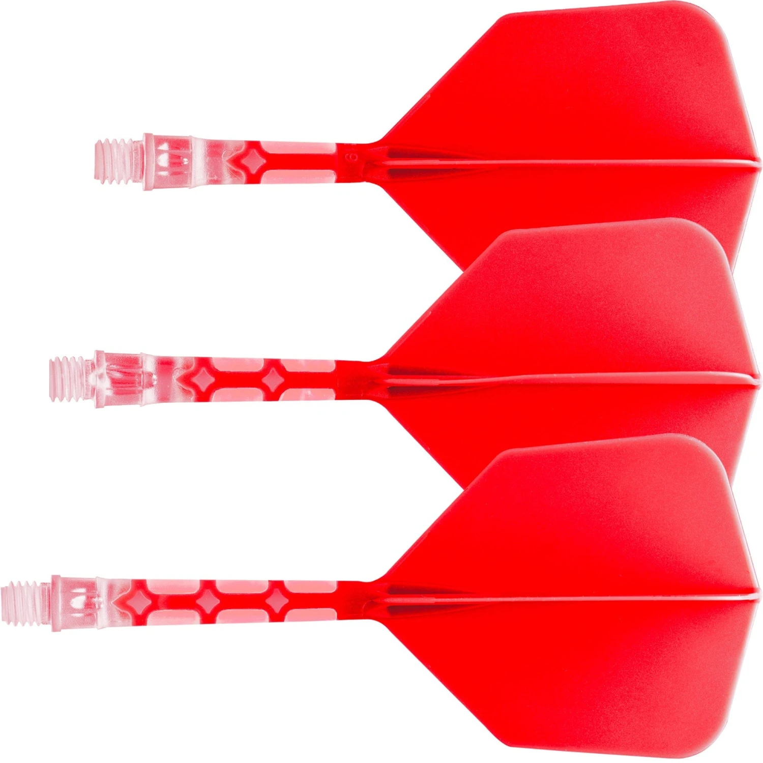 Cuesoul Rost T19 Integrated Dart Shaft And Flights - Big Wing - Clear With Red Flight 3 Cuesoul Rost T19 Integrated Dart Shaft And Flights - Big Wing - Clear With Red Flight - Image 3