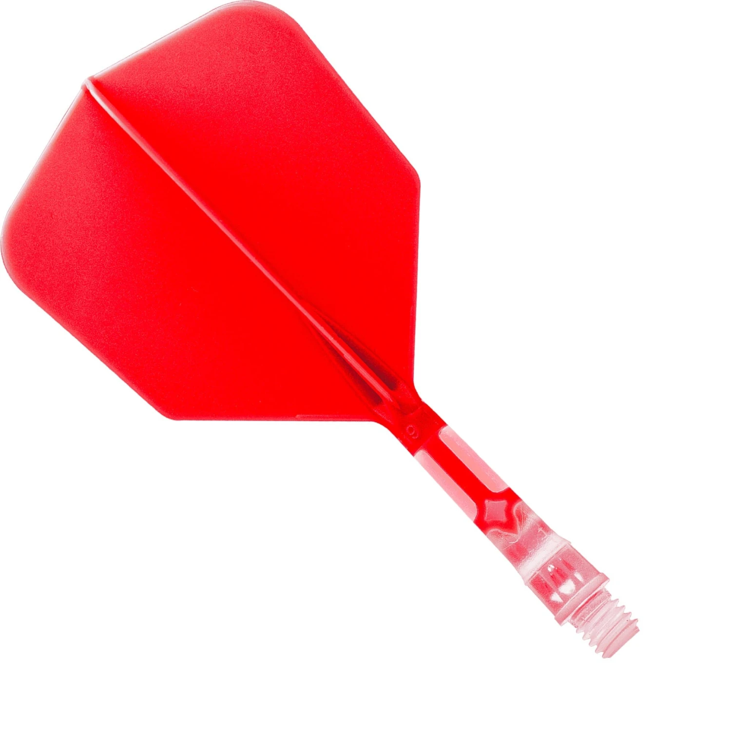 Cuesoul Rost T19 Integrated Dart Shaft And Flights - Big Wing - Clear With Red Flight 14 Cuesoul Rost T19 Integrated Dart Shaft And Flights - Big Wing - Clear With Red Flight - Image 14