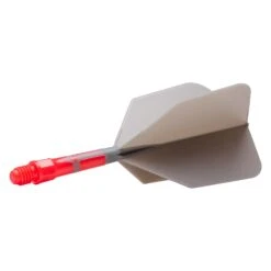 Cuesoul Rost T19 Integrated Dart Shaft And Flights - Big Wing - Red With Grey Flight -Dart Shop cuesoul rost t19 red grey short 2 b2d795a5 3290 4dec adf9 d9b7367bf1a6