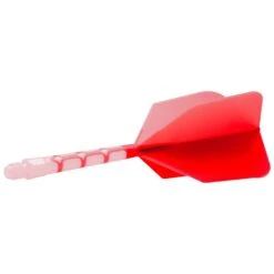 Cuesoul Rost T19 Integrated Dart Shaft And Flights - Big Wing - White With Red Flight -Dart Shop cuesoul rost t19 white red long 2