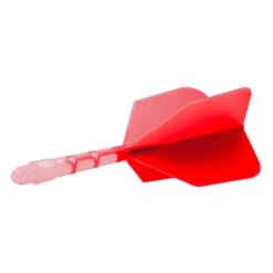 Cuesoul Rost T19 Integrated Dart Shaft And Flights - Big Wing - White With Red Flight -Dart Shop cuesoul rost t19 white red medium 2