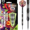 Datadart Tony Wood Darts - Steel Tip - 95% - Black Titanium