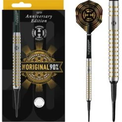 Harrows The Original Darts - Soft Tip - 90% - Anniversary Edition - Gold Titanium