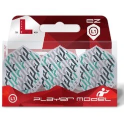 L-Style - EZ L-Flights - Integrated Champagne Ring - L1EZ - Nico Kurz - V2 - Green -Dart Shop l style nico kurz L1EZ v2 clear white 2