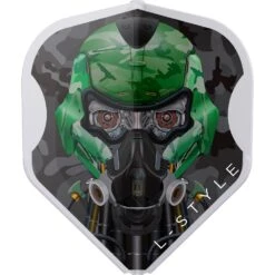 L-Style - EZ L-Flights - Integrated Champagne Ring - L1EZ - Berry Van Peer V4 - Clear White -Dart Shop lstyle ez flights berry van peer v4 green ls767 1