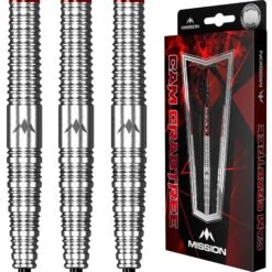 Mission Cam Crabtree Darts - Steel Tip - 95% - Natural -Dart Shop mission cam crabtree steel tip darts 6