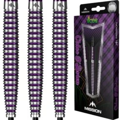 Mission Chloe OBrien Darts - Steel Tip - 95% - Electro Purple -Dart Shop mission chloe obrien steel tip darts 6 c40e79ee 028b 4a85 9219 a0317f9bdb1f