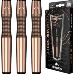 Mission Connor Scutt V2 - Soft Tip - 90% - Bronze PVD - Sniper -Dart Shop mission connor scutt soft tip darts v2 bronze 6