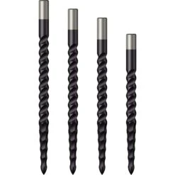 *Mission Lunar CS Dart Points - Spare Points - Rough Cut - Black